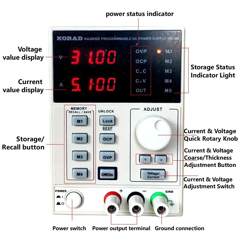 30V 60V 2A  3A 5A 10A Linear D - Programmable Dc Power Supply 60V 10A ulasan dan harga