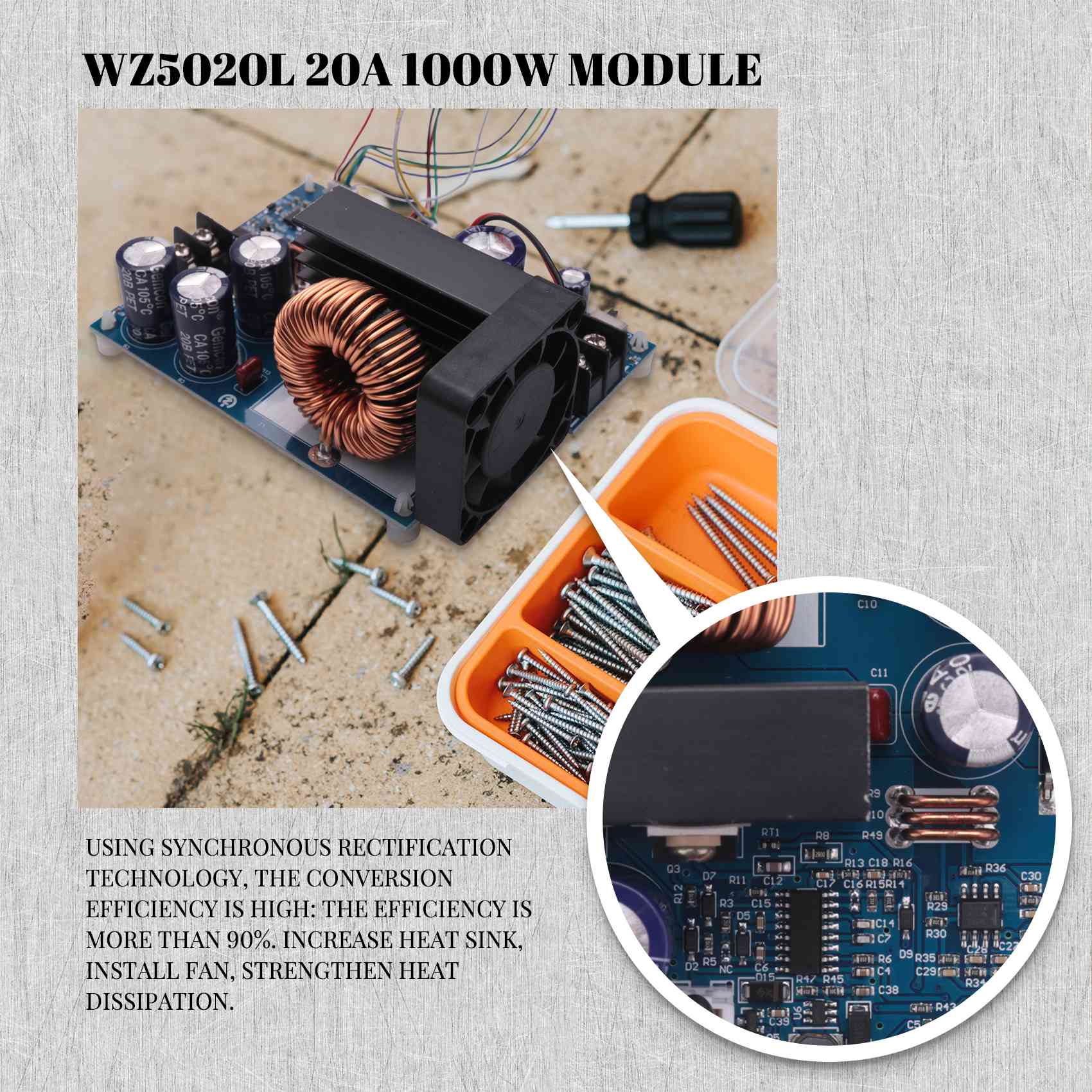 Persevering- WZ5020L 20A 1000W - Step Down Dc Power Supply Module 1000W ulasan dan harga