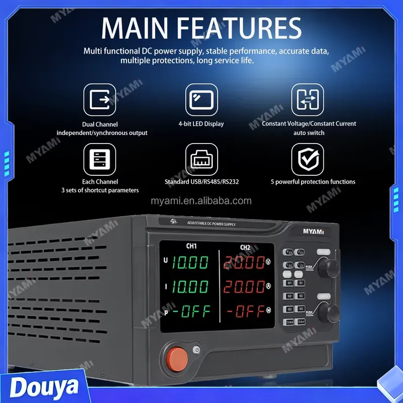 For MYAMi 1200W 60V 20A Dual C - High Power 60V 20A Bench Power Supply ulasan dan harga