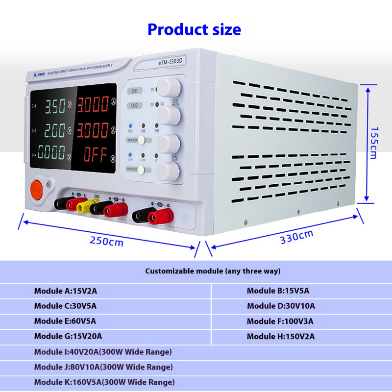Desktop Linear Power Supply 4- - Dual Channel Linear Power Supply 30V 5A ulasan dan harga