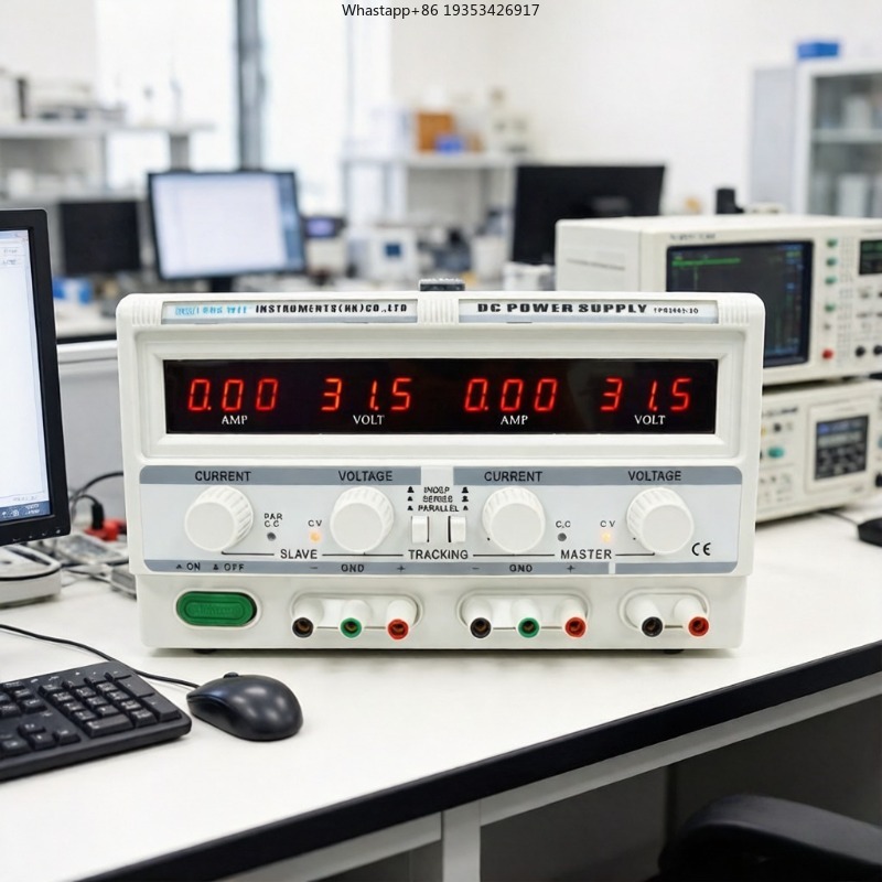 New Adjustable Linear DC Power - Dual Channel Linear Power Supply 30V 5A ulasan dan harga