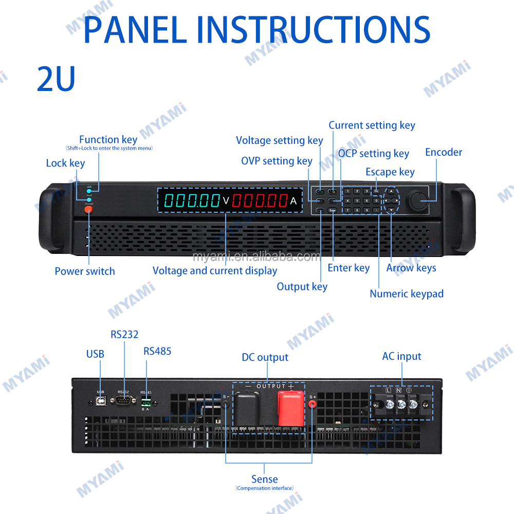 Myami High-power Programmable  - Adjustable High Power Dc Lab Power Supply 1500W ulasan dan harga