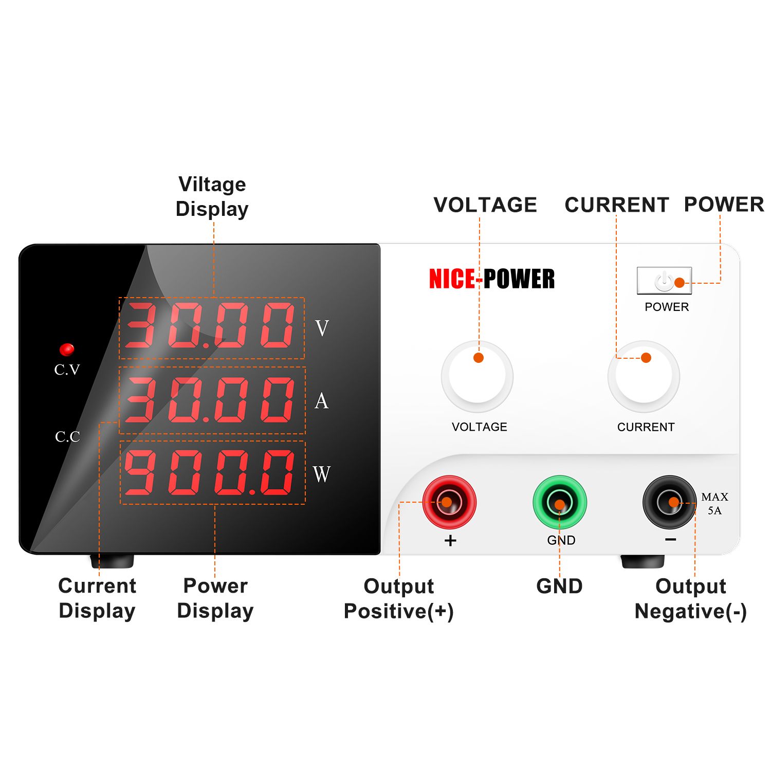 NICE-POWER 30V 30A Bench Power - High Power 60V 20A Bench Power Supply ulasan dan harga