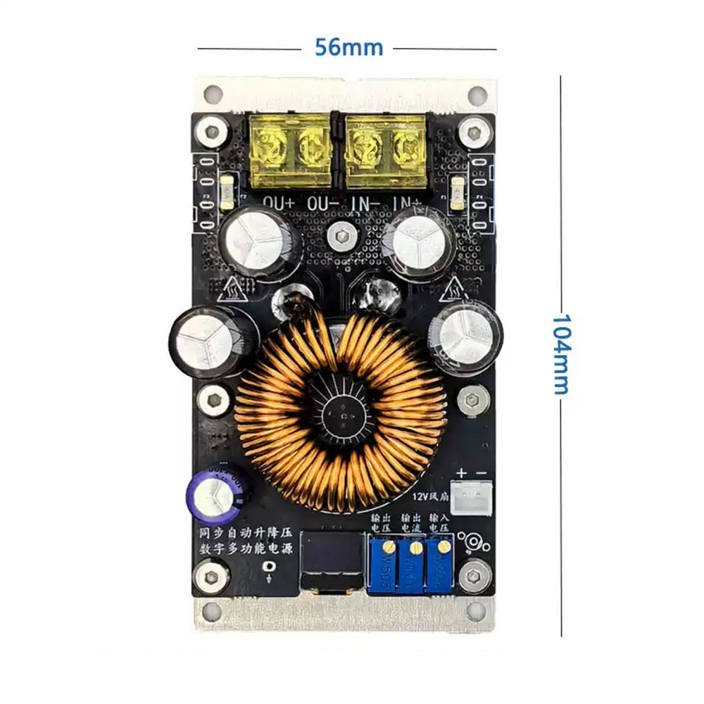 1000W 25A Buck Boost Converter - Step Down Dc Power Supply Module 1000W ulasan dan harga
