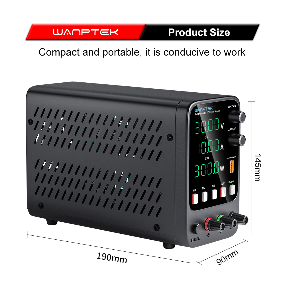 Wanptek Adjustable DC Power Su - Programmable Dc Power Supply 60V 10A ulasan dan harga