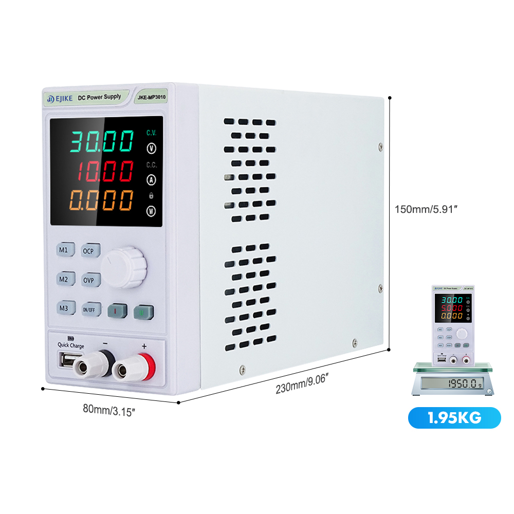 EJIKE DC Power Supply 300W Pro - Programmable Dc Power Supply 60V 10A ulasan dan harga